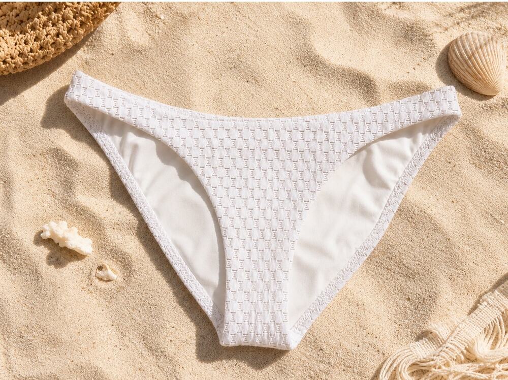 NWT: Melissa Odabash Venezuela Bottom in Crochet White Size 6